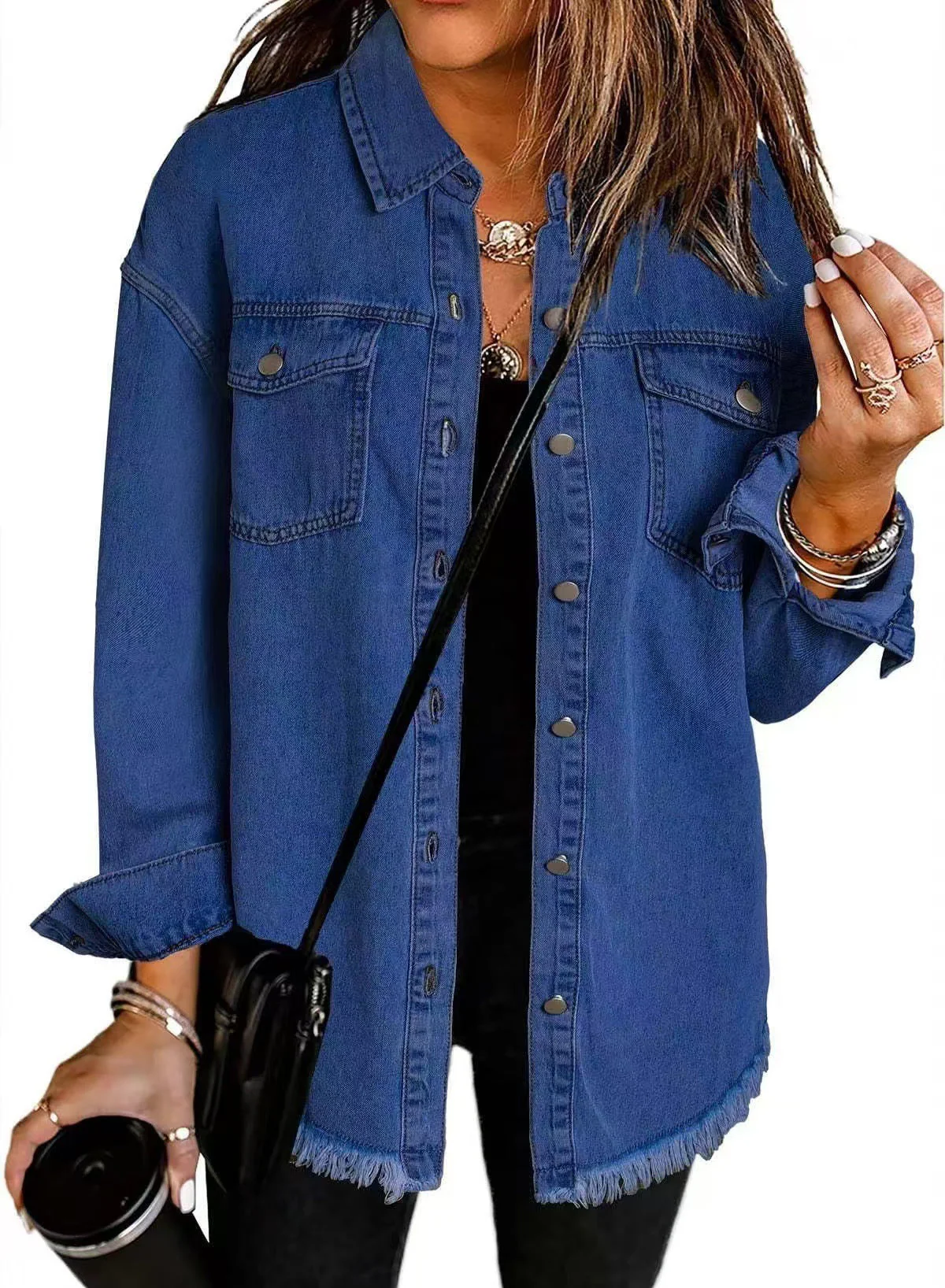 Harper | Relaxed Classic Denim Jacket - Image 3