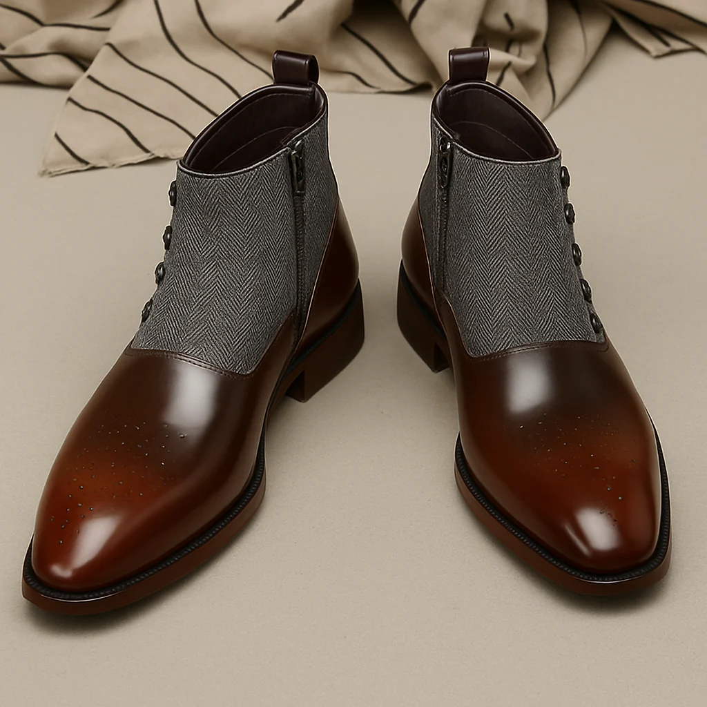 Harrington Calfskin Oxford Boots - Image 2