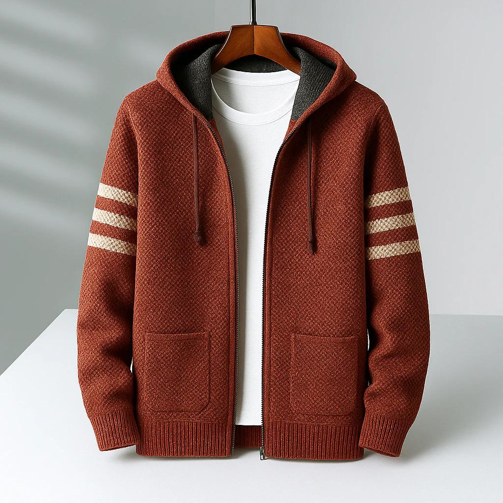 Harrison Knit Hooded Jacket - Image 2