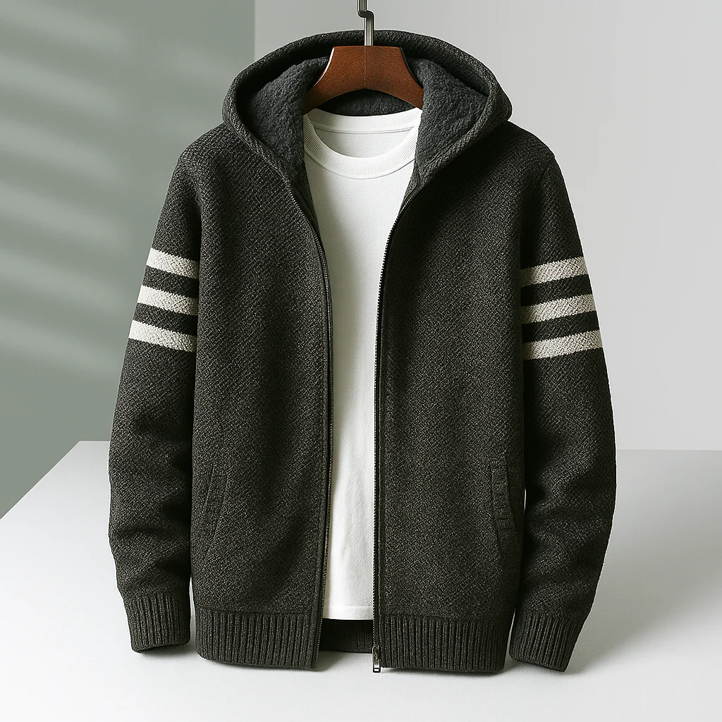 Harrison Knit Hooded Jacket - Image 3