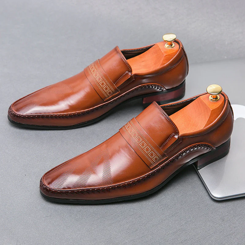 Harrow Crest Leather Loafers - Image 3