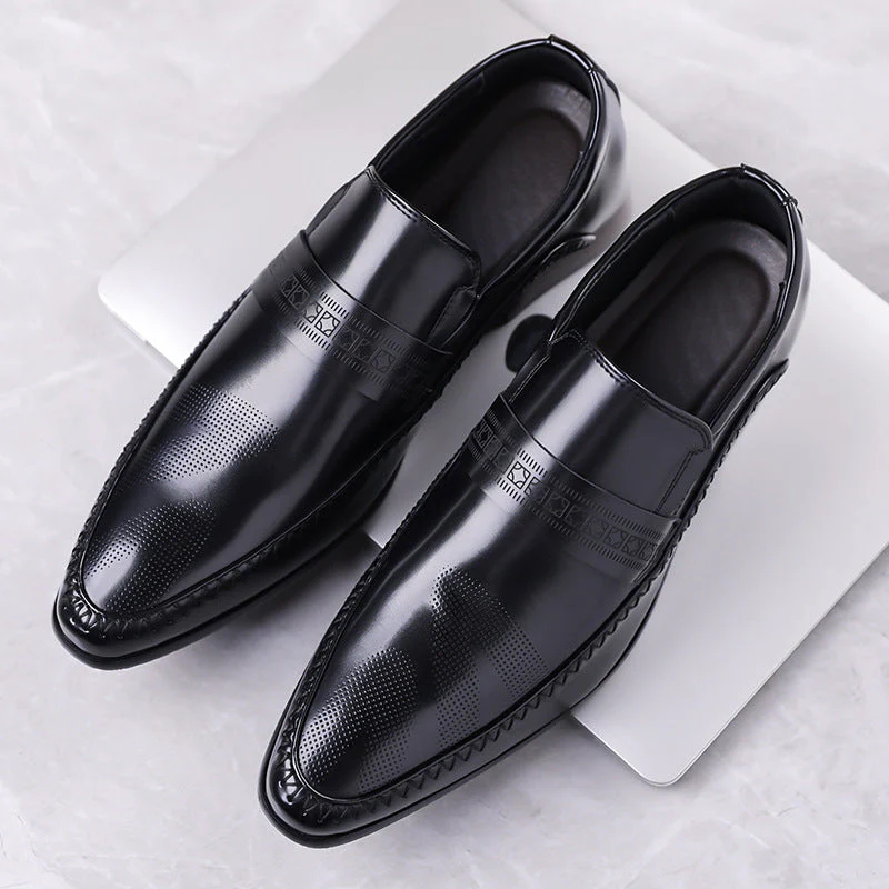 Harrow Crest Leather Loafers - Image 8