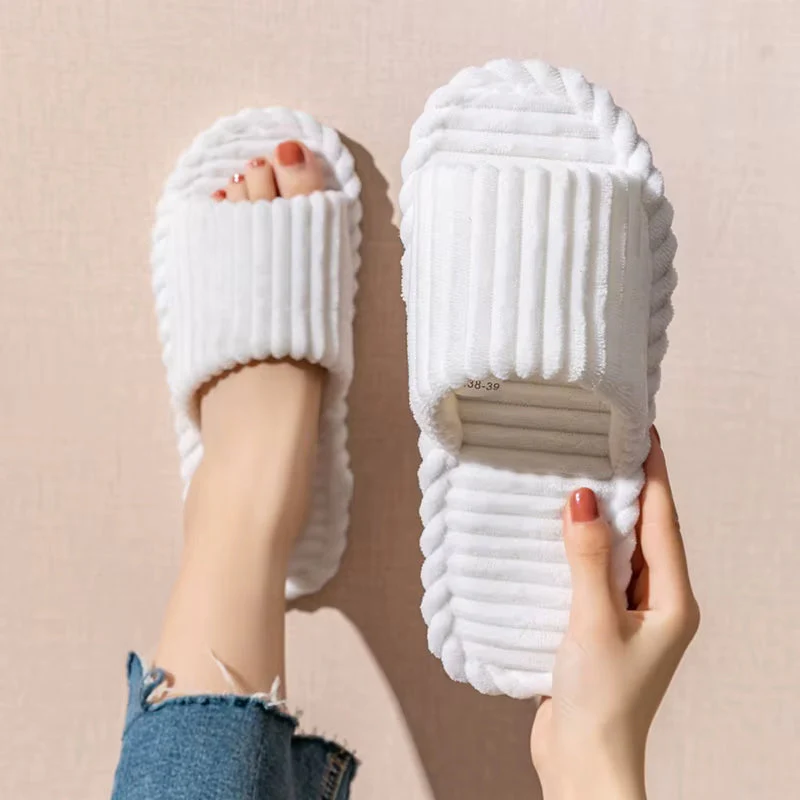 Haven Ribbed Corduroy Slides - Image 8