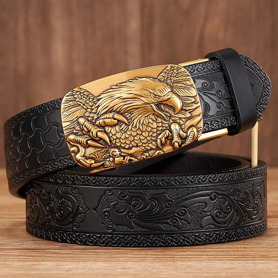 Imperium Eagle Leather Belt - Image 2
