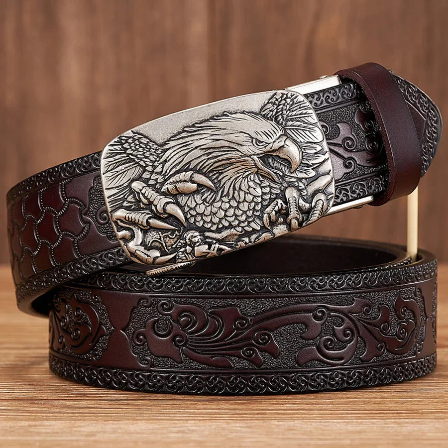 Imperium Eagle Leather Belt - Image 3