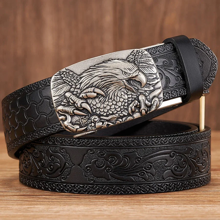 Imperium Eagle Leather Belt - Image 4