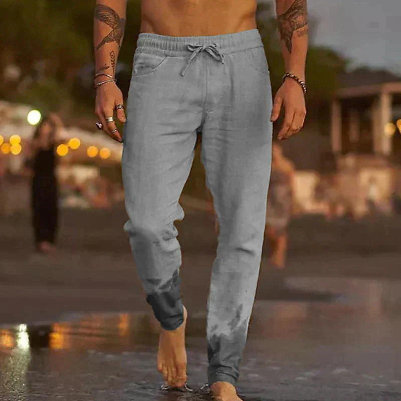 Jaxon Casual Linen Pants - Image 2