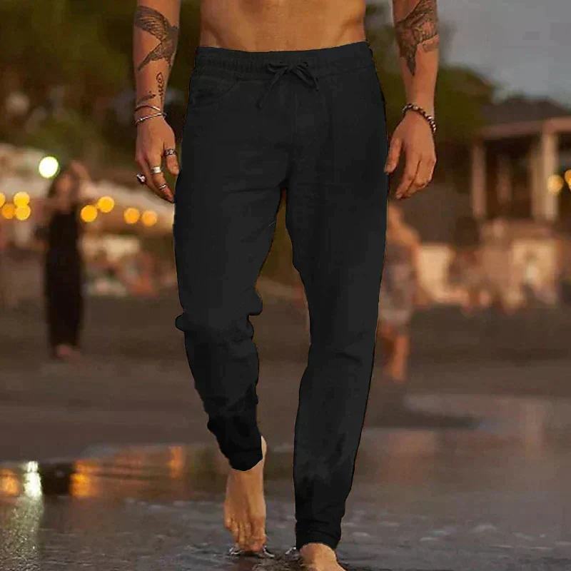 Jaxon Casual Linen Pants - Image 4