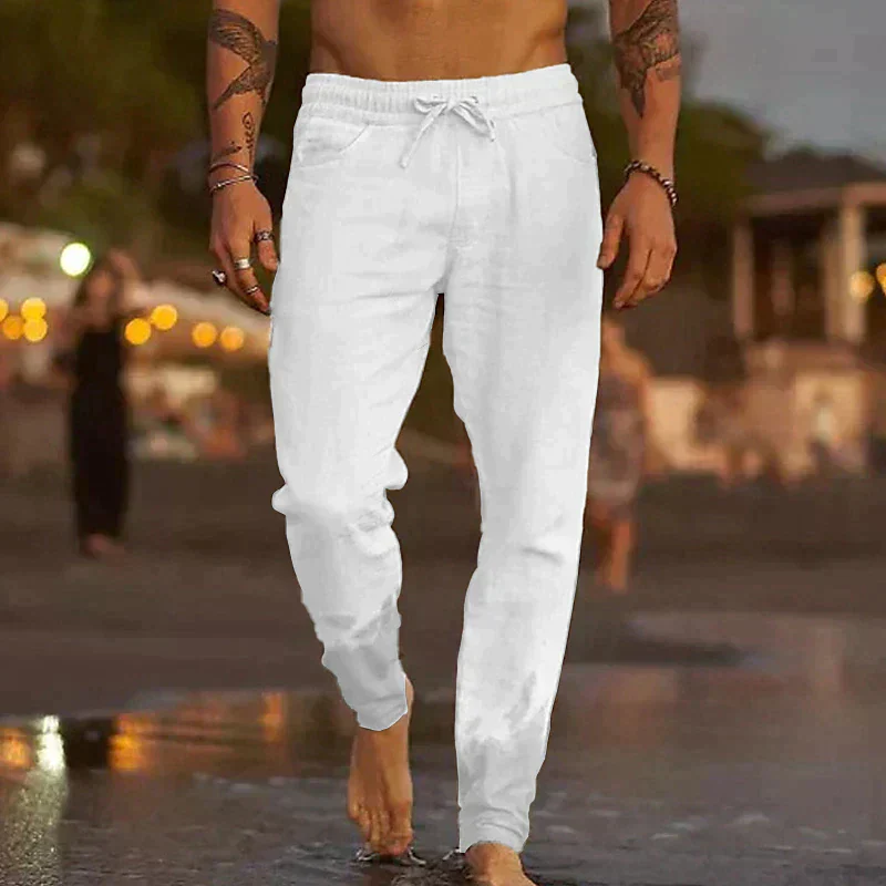 Jaxon Casual Linen Pants - Image 5