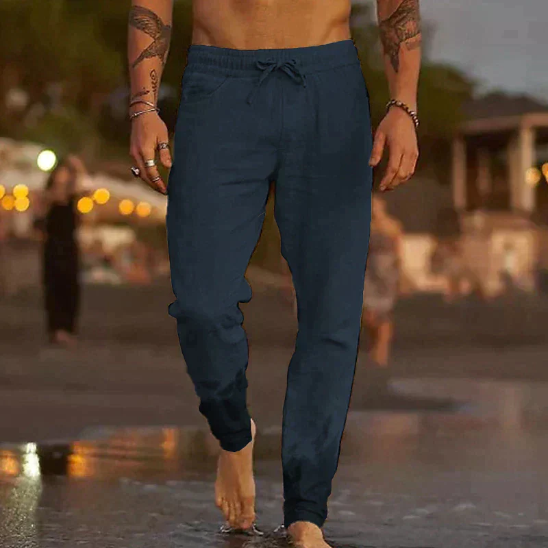 Jaxon Casual Linen Pants - Image 6