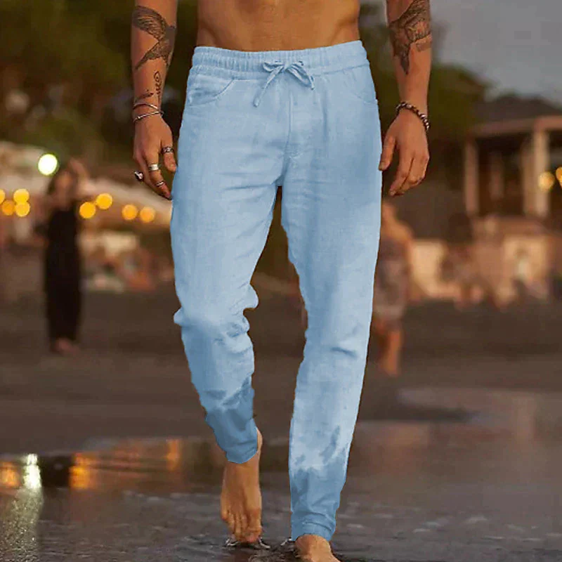 Jaxon Casual Linen Pants - Image 7