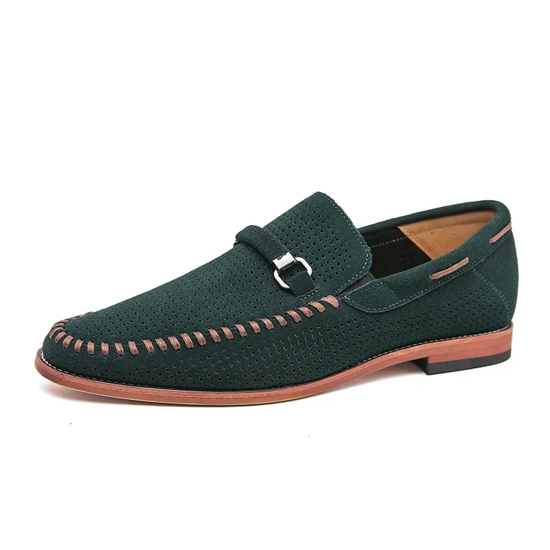 Lugano Handstitched Suede Loafers - Image 14