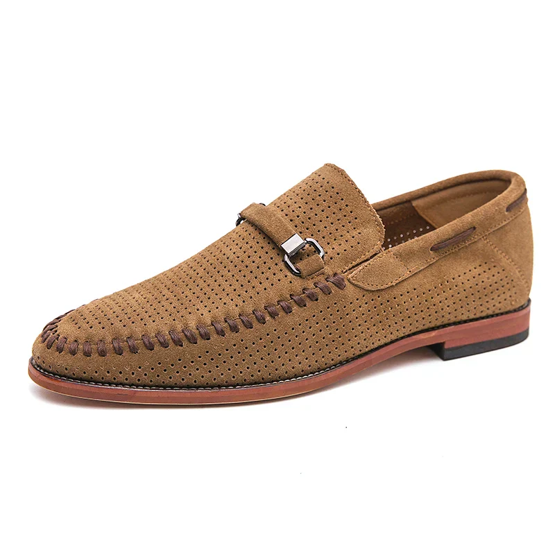 Lugano Handstitched Suede Loafers - Image 16