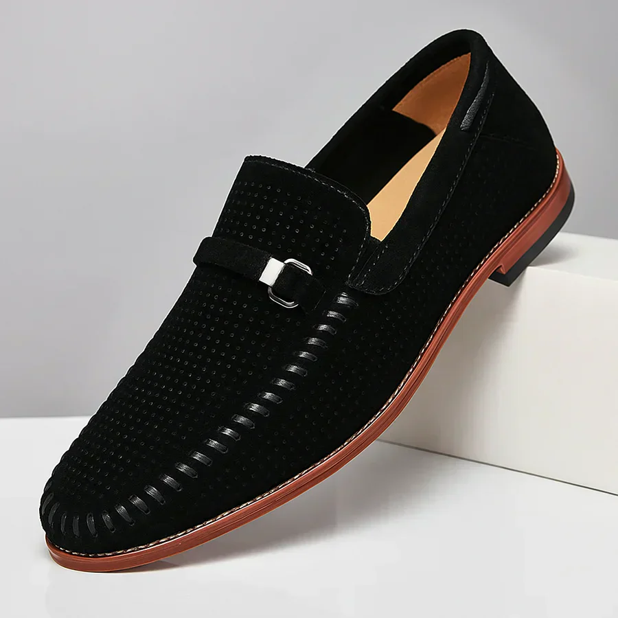Lugano Handstitched Suede Loafers - Image 17