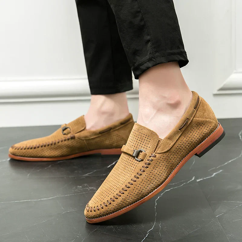 Lugano Handstitched Suede Loafers - Image 4