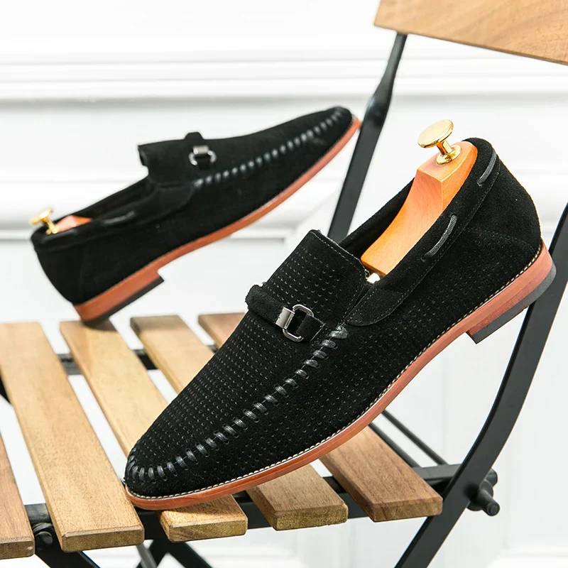 Lugano Handstitched Suede Loafers - Image 6