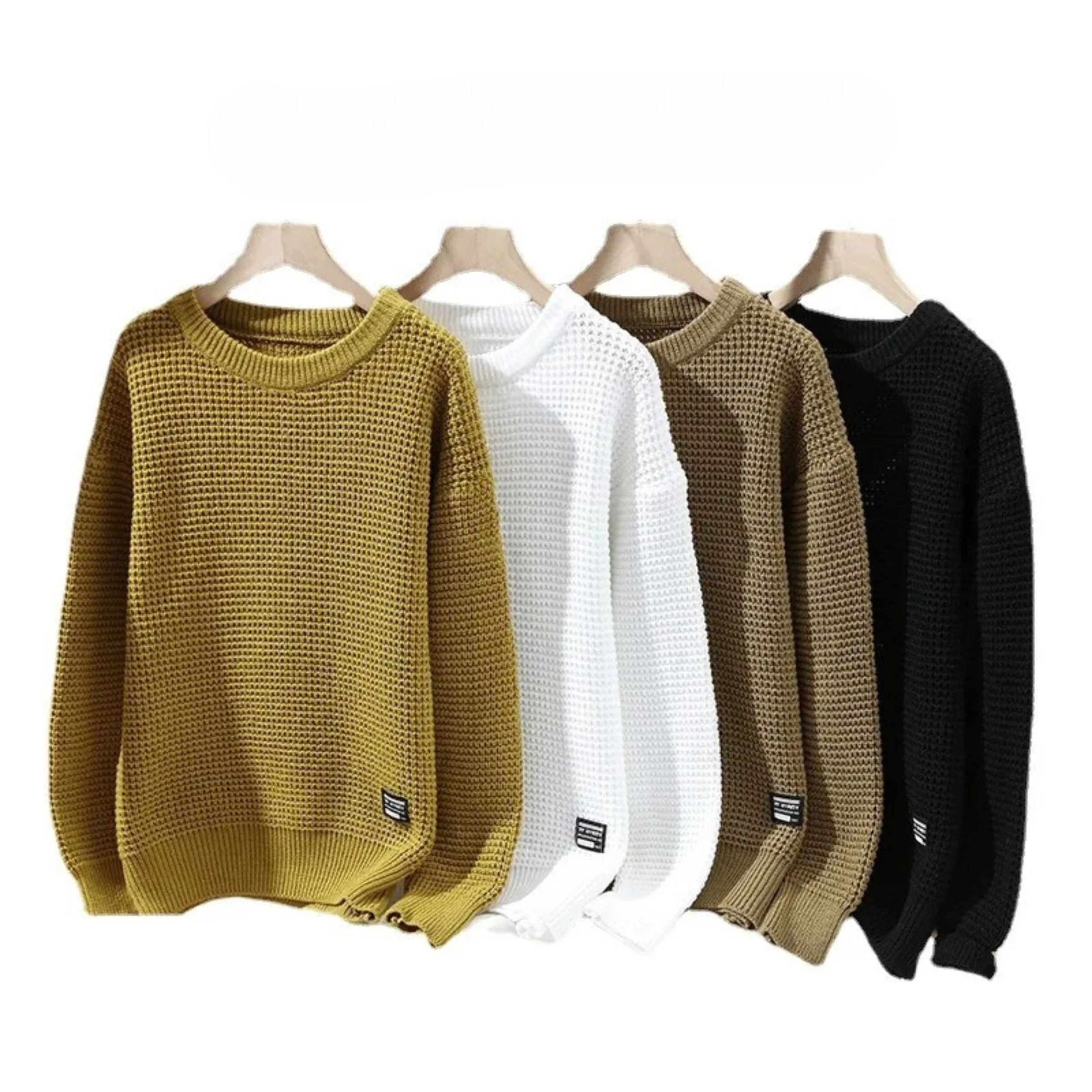 Marcello Waffle Crewneck Sweater - Image 3