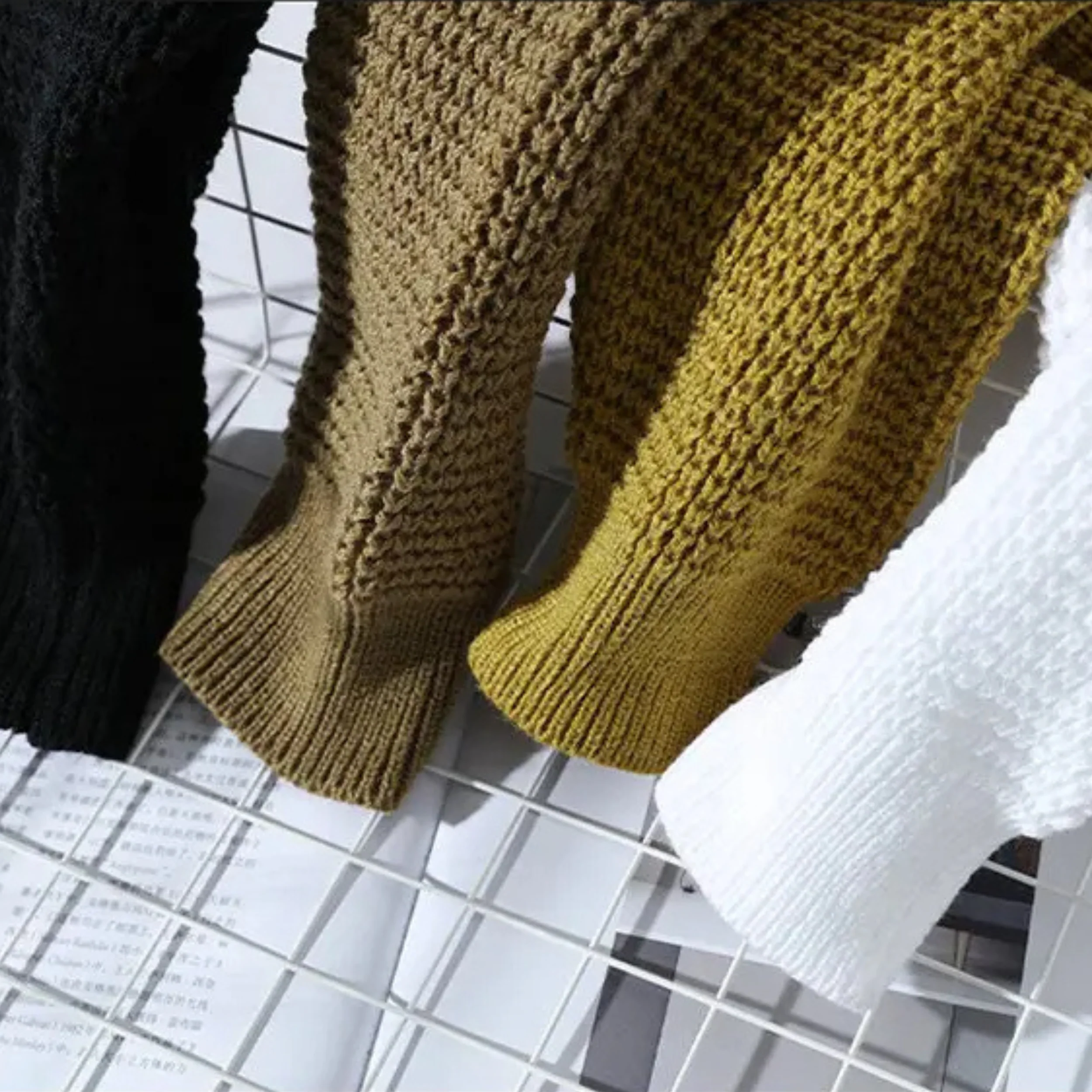 Marcello Waffle Crewneck Sweater - Image 6