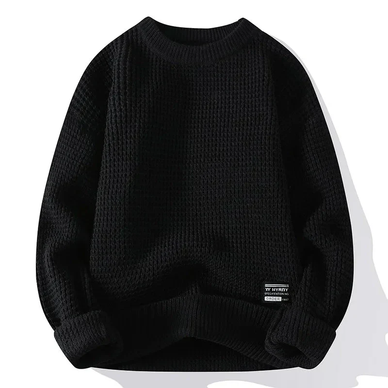 Marcello Waffle Crewneck Sweater - Image 8
