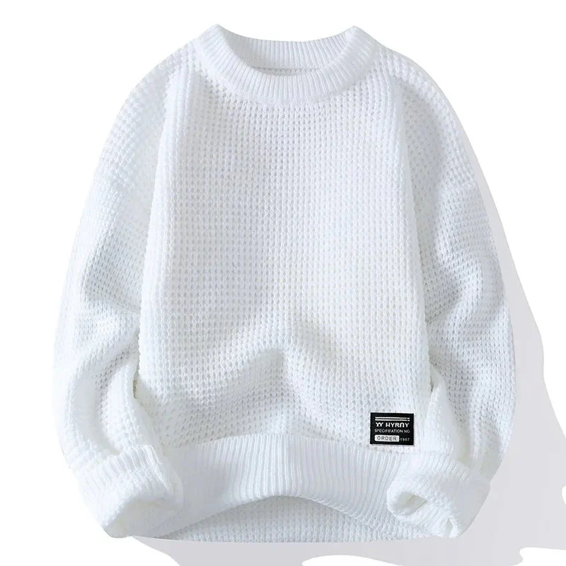 Marcello Waffle Crewneck Sweater - Image 9