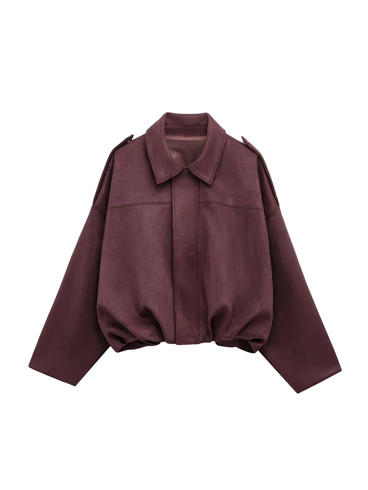 Maribel Soft Suede Bomber - Image 13