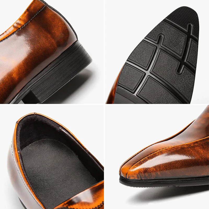 Marquess Burnished Point Loafers - Image 4