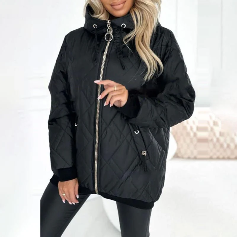 Marseille Quilted Elegance Coat - Image 10