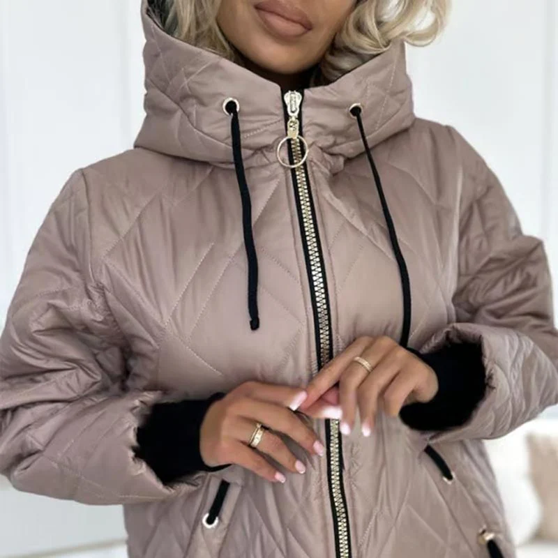 Marseille Quilted Elegance Coat - Image 4