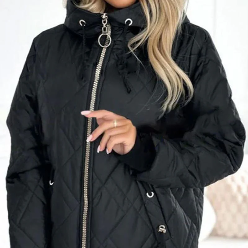Marseille Quilted Elegance Coat - Image 6