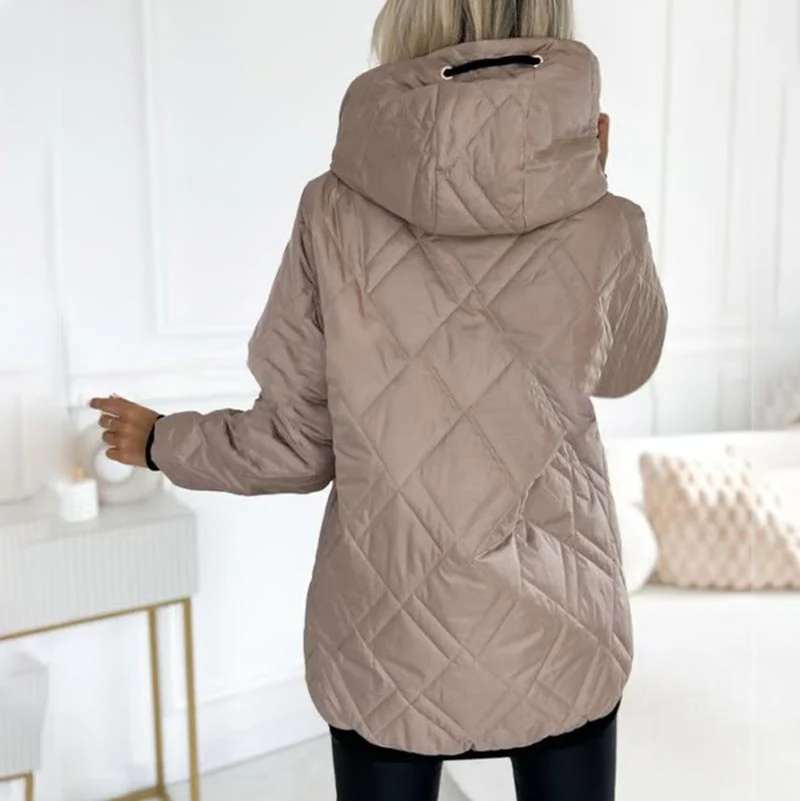 Marseille Quilted Elegance Coat - Image 7
