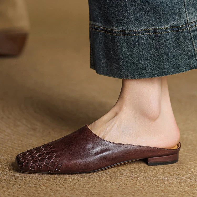 Milano Genuine Leather Mules - Image 11