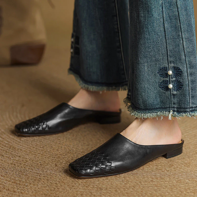 Milano Genuine Leather Mules - Image 17