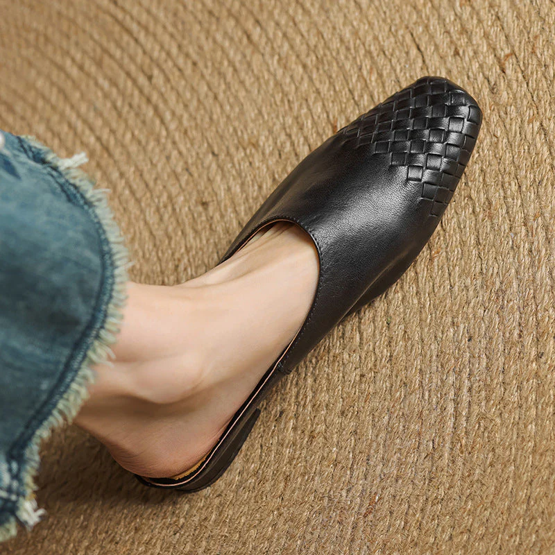 Milano Genuine Leather Mules - Image 18