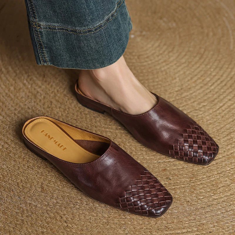 Milano Genuine Leather Mules - Image 9
