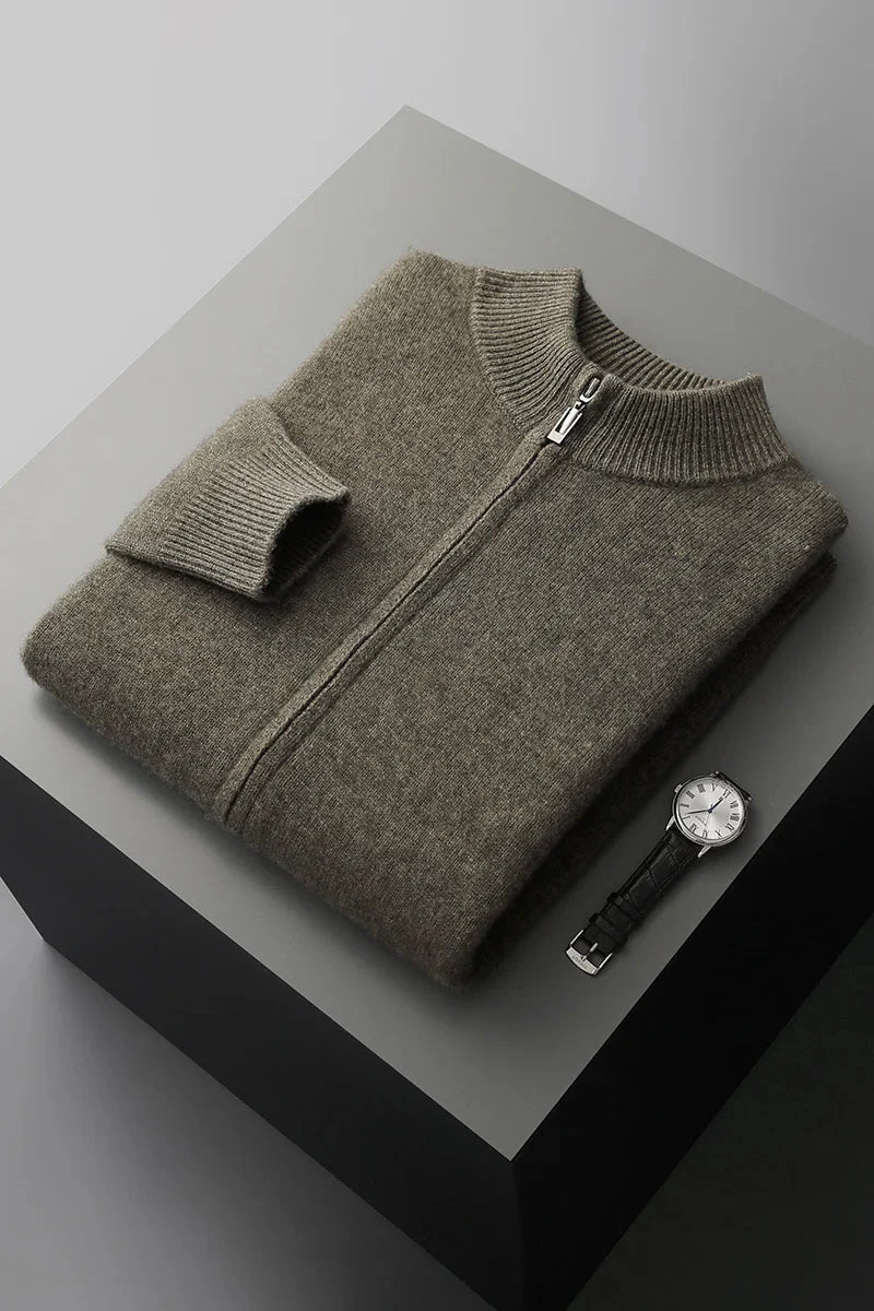 Monarch Full-Zip Cashmere Jacket - Image 8