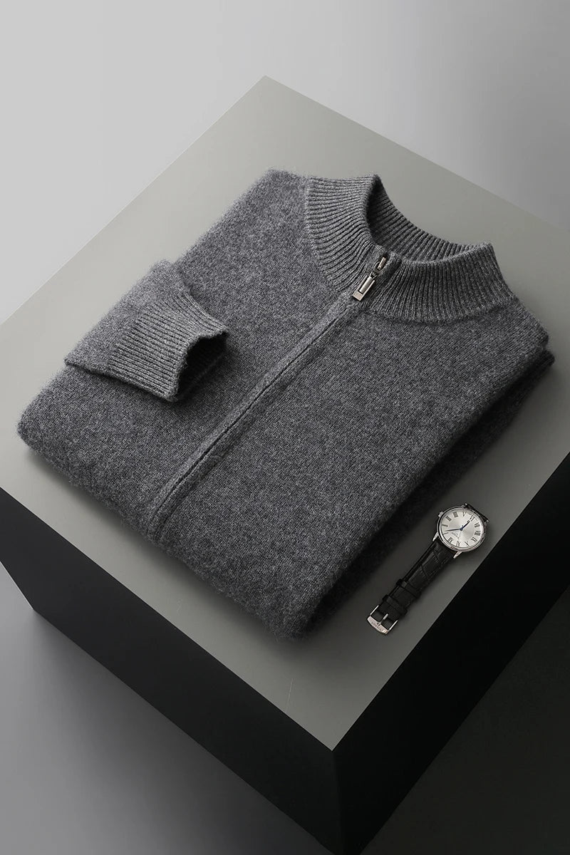 Monarch Full-Zip Cashmere Jacket - Image 9