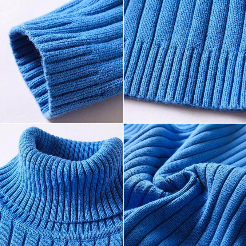 Monarch Ribbed Wool Turtleneck - Image 2