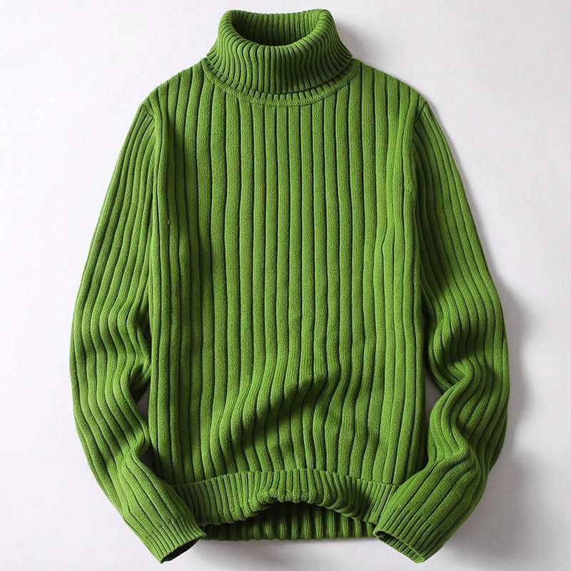 Monarch Ribbed Wool Turtleneck - Image 4