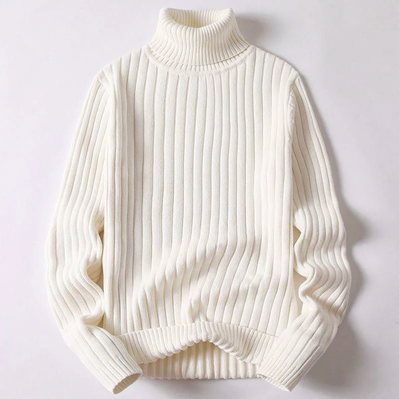 Monarch Ribbed Wool Turtleneck - Image 5