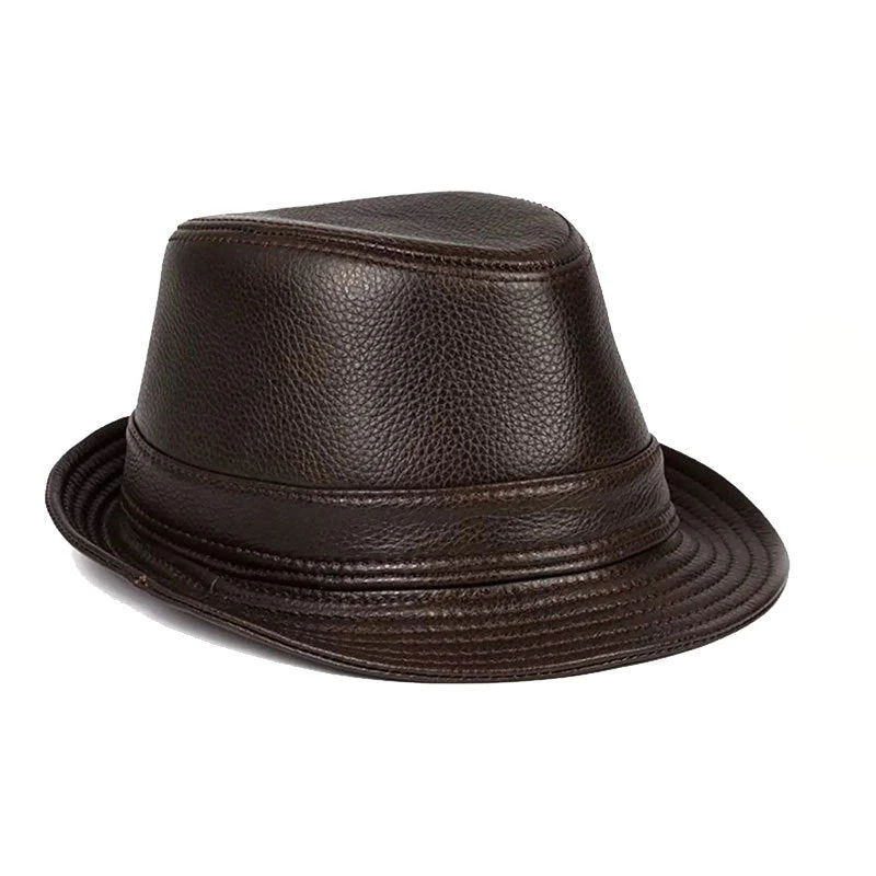 Heritage Leather Trilby - Image 3