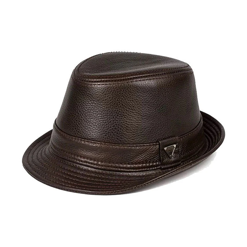 Heritage Leather Trilby - Image 4