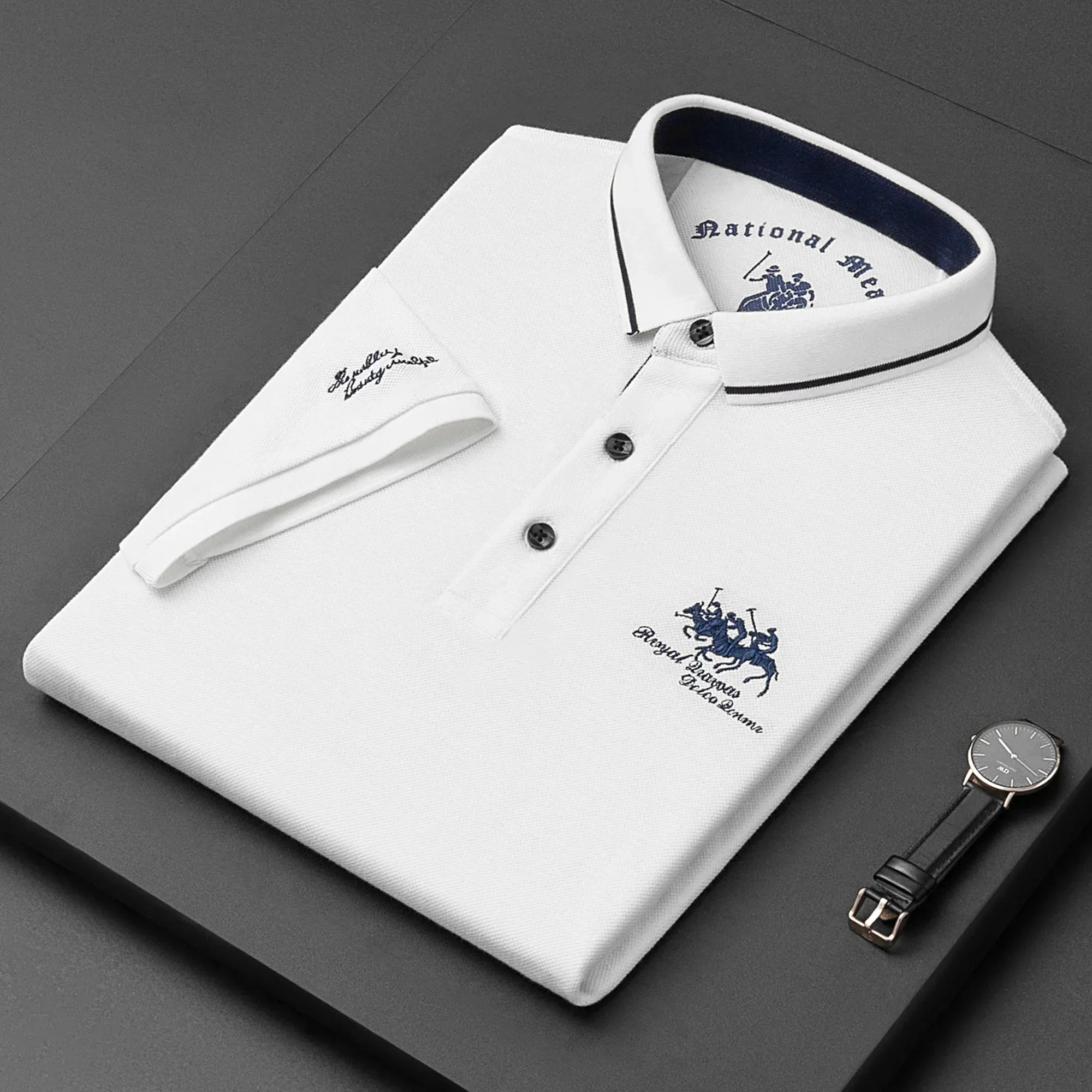 Monarque Royal Stitch Polo - Image 6