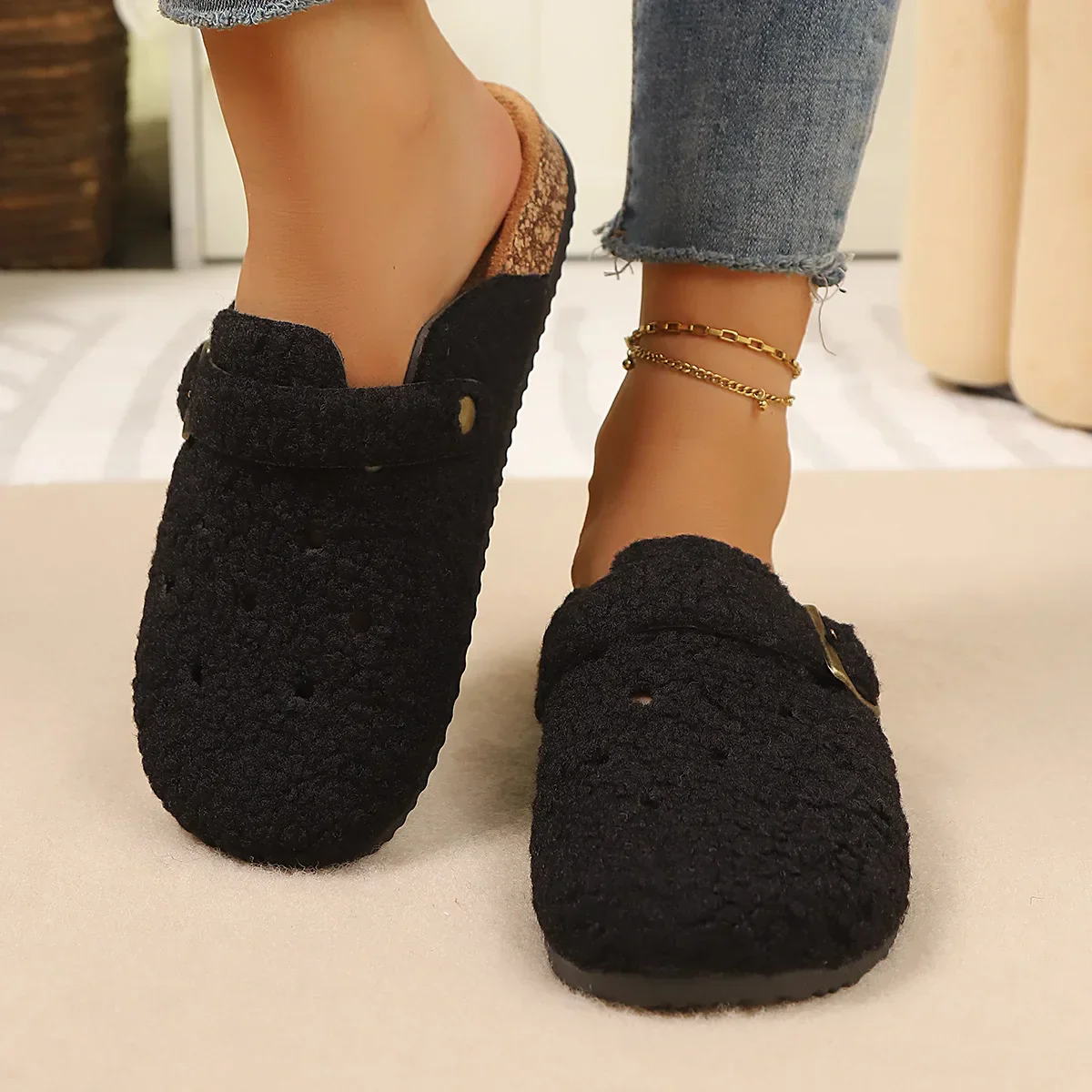 Nestle Fleece Clogs - Image 6