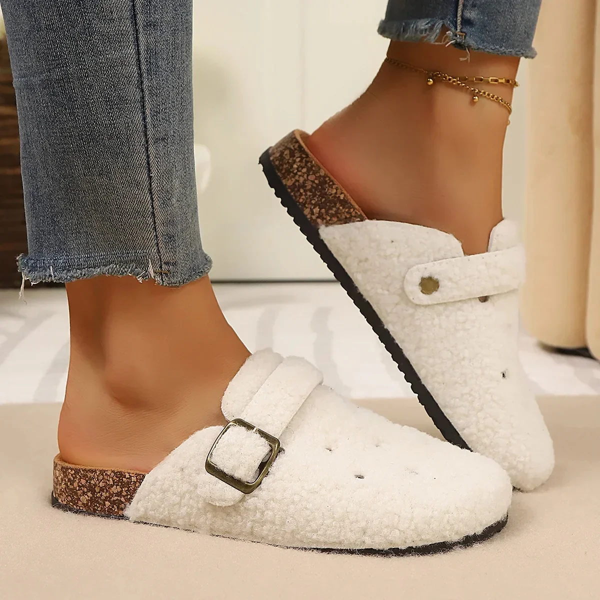 Nestle Fleece Clogs - Image 8