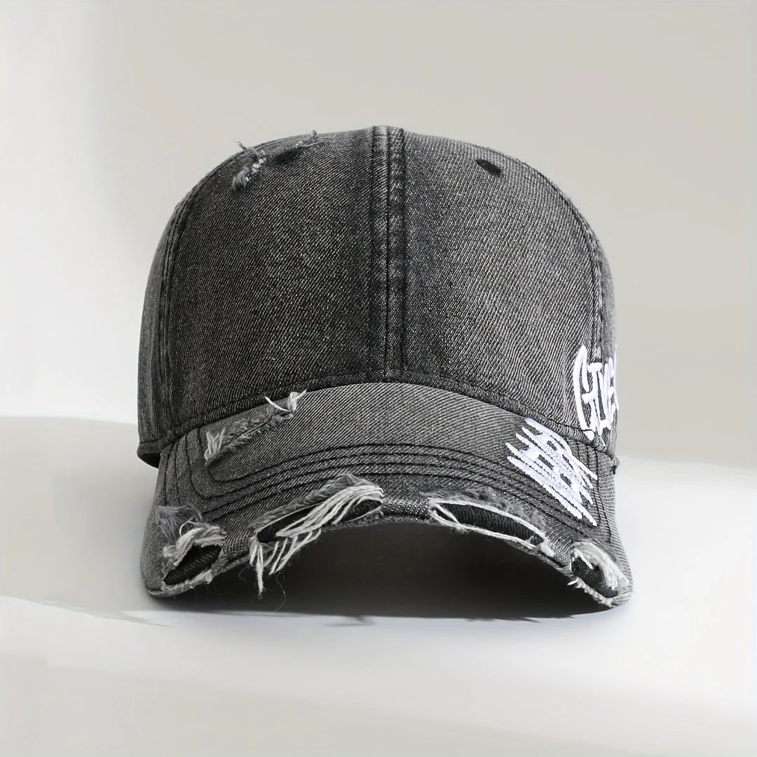 Never Give Up Distressed Cap - Image 3