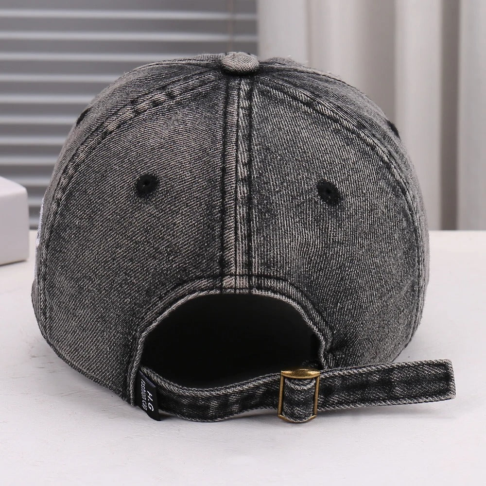 Never Give Up Distressed Cap - Image 9
