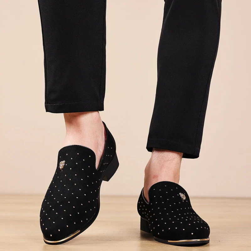 Regalia Noir Suede Loafers - Image 3