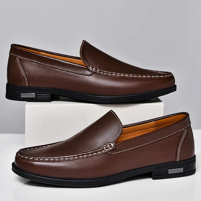 Riverton Genuine Leather Loafers - Image 11