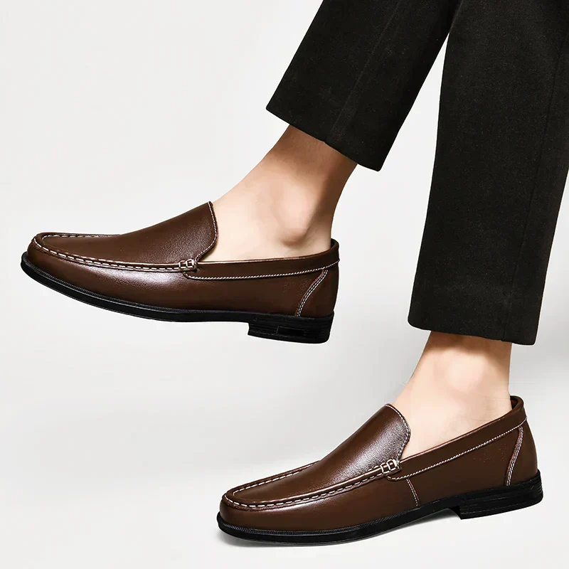 Riverton Genuine Leather Loafers - Image 14