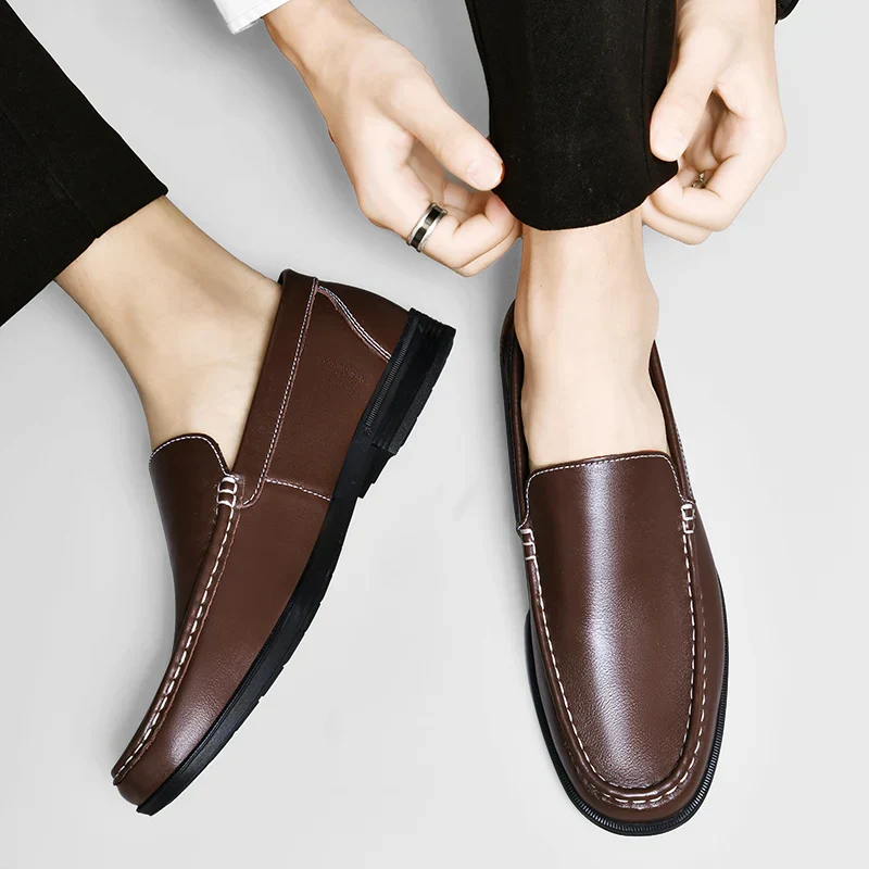 Riverton Genuine Leather Loafers - Image 15